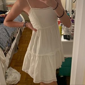 white summer dress